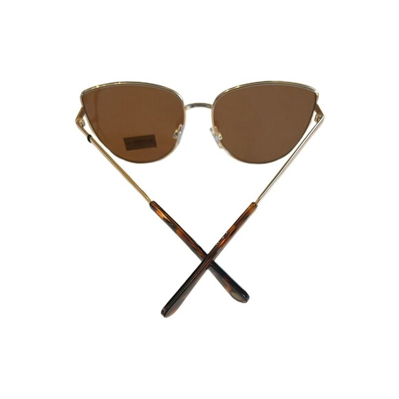 "BCBG" BCBGENERATION Gold Tone Brown Lens Aviator Sunglasses NWT - Picture 4 of 5